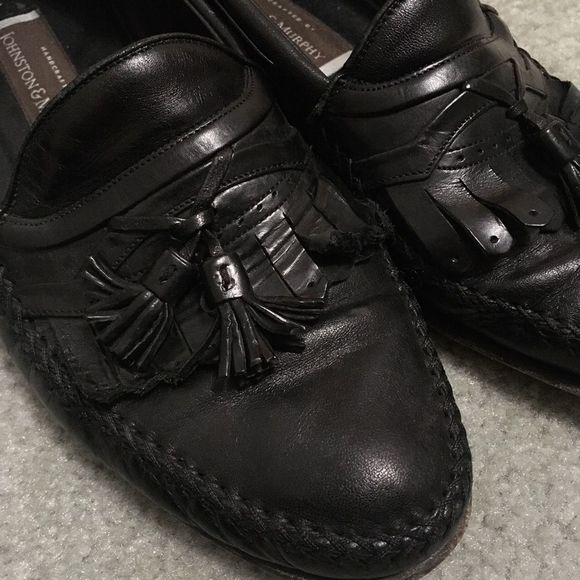 Johnston & Murphy Men’s Black Tassel Loafers - Picture 8 of 8